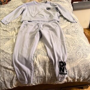 DKNY Kids/Ladies Lavender Sweatpants and Top Set